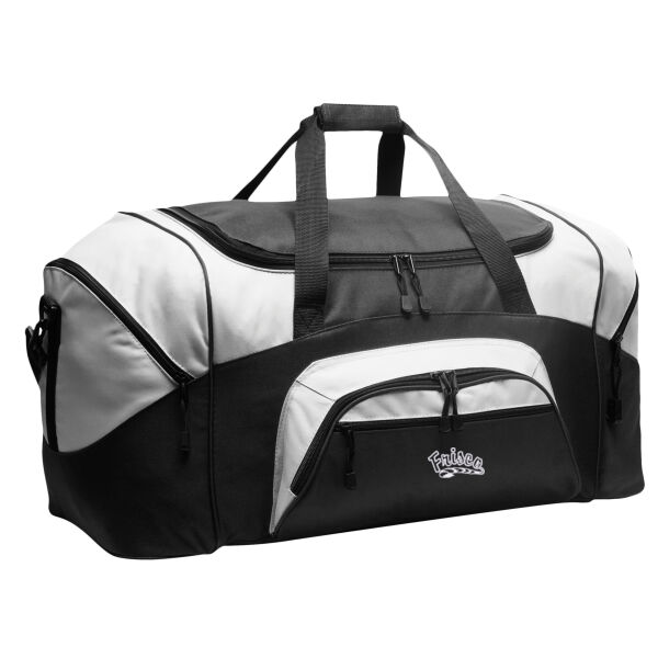Embroidered - Standard Colorblock Sport Duffel Thumbnail