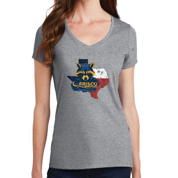 Frisco Printed - Women's Fan Favorite V Neck Tee Thumbnail