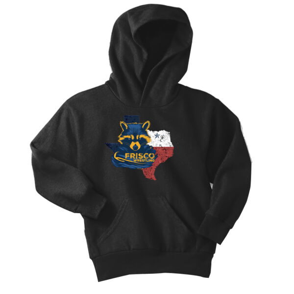 Frisco Printed - Youth Core Fleece Pullover Hooded Sweatshirt Thumbnail